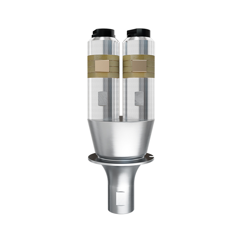 15kHz-4200W 尼口换能器 双柱直筒(银黄)